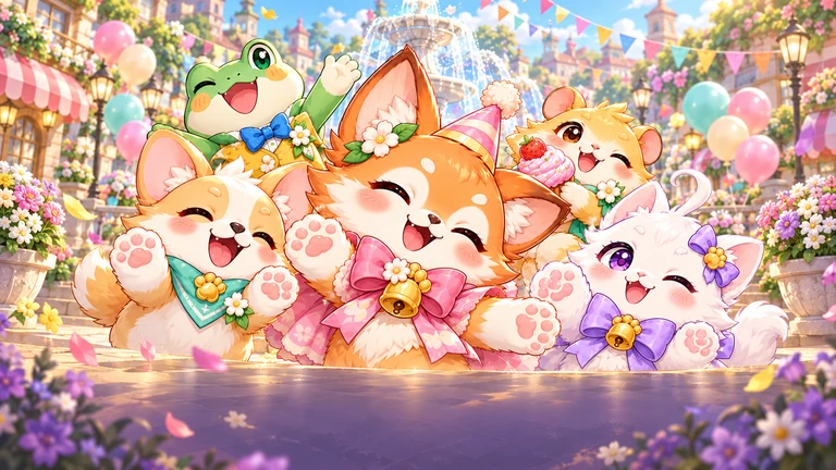 動物派對 · 遊戲主題美術