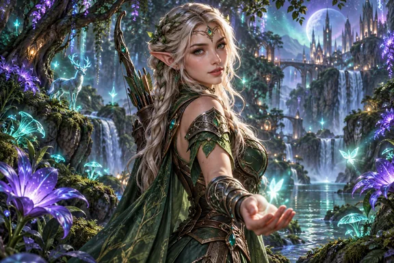 精靈奇境 · 遊戲主題美術