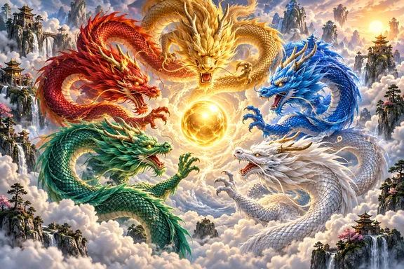 五龍傳說 · 遊戲主題美術